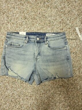 Blank NYC The Astor Denim Jean Shorts Faded Blue Size 28 New Nwt